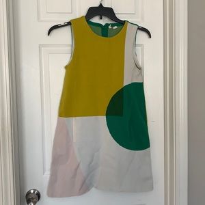 Anthropologie Moth Color Block Knit Shift Dress